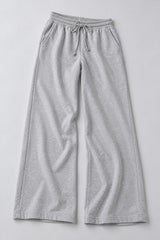 Oversized Wide-Leg Sweatpants - Heather Grey
