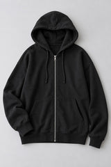 Vintage Washed Oversized Pullover Hoodie - Charcoal